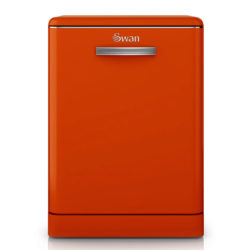 Swan Retro Under-counter Dishwasher - Orange
